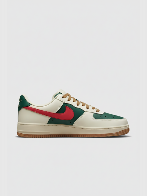 Nike Air Force 1 Low 'Sail Green Red